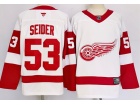 Fanatics Detroit Red Wings #53 Moritz Seider White Jersey