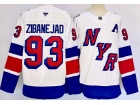 Fanatics New York Rangers #93 Mika Zibanejad White Stadium Series Jersey