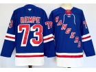 Fanatics New York Rangers #73 Matt Rempe Blue Jersey