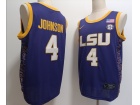 LSU Tigers #4 Flau'jae Johnson Purple Basketball Jersey