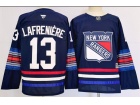 Fanatics New York Rangers #13 Alexis Lafreniere 2024 Navy Blue Alternate Jersey