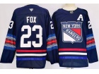 Fanatics New York Rangers #23 Adam Fox 2024 Navy Blue Alternate Jersey