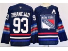 Fanatics New York Rangers #93 Mika Zibanejad 2024 Navy Blue Alternate Jersey