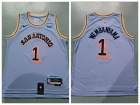 San Antonio Spurs #1 Victor Wembanyama Blue 2024-25 City Jersey