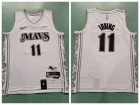 Dallas Mavericks #11 Kyrie Irving White 2024-25 City Jersey