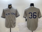 New York Yankees #36 Grey Cool Base Jersey