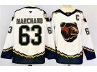 Fanatics Boston Bruins #63 Brad Marchand White 2023 Reverse Jersey