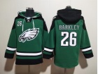 Philadelphia Eagles #26 Saquon Barkley Green Hoodie