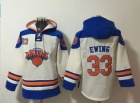 New York Knicks #33 Patrick Ewing White Hoodie