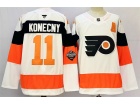 Fanatics Philadelphia Flyers #11 Travis Konecny White 2024 Stadium Jersey