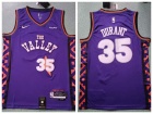 Phoenix Suns #35 Kevin Durant Purple 2024-25 City Jersey