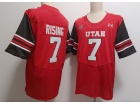 Utah Utes #7 Cameron Rising Red Jersey