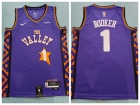 Phoenix Suns #1 Devin Booker Purple 2024-25 City Jersey