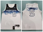 Minnesota Timberwolves #5 Anthony Edwards White 2024-25 City Jersey