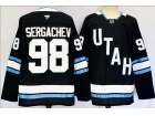 Fanatics Utah Hockey Club #98 Mikhail Sergachev Navy Blue Jersey