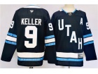 Fanatics Utah Hockey Club #9 Clayton Keller Navy Blue Jersey