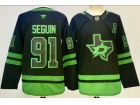 Fanatics Dallas Stars #91 Tyler Seguin Black 2021 Breakaway Jersey