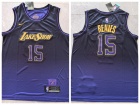 Los Angeles Lakers #15 Austin Reaves Purple 2024-25 City Edition Jersey