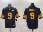 Pittsburgh Steelers #9 Chris Boswell Black Color Rush Limited Jersey