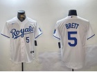 Kansas City Royals #5 George Brett White Player Limited Jersey