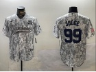 New York Yankees #99 Aaron Judge Arctic Camo Salute to Services Jersey