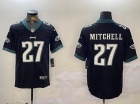 Philadelphia Eagles #27 Quinyon Mitchell Black Vapor Limited Jersey