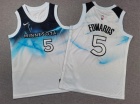 Youth Minnesota Timberwolves #5 Anthony Edwards White 2024-25 City Jersey