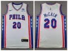 Philadelphia 76ers #20 Jared McCain White Jersey