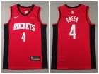 Houston Rockets #4 Jalen Green Red Jersey