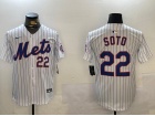 New York Mets #22 Juan Soto White Players Limited Jersey