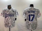 Los Angeles Dodgers #17 Shohei Ohtani Arctic Camo Salute to Service Jersey