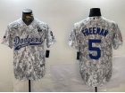 Los Angeles Dodgers #5 Freddie Freeman Arctic Camo Salute to Service Jersey