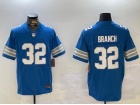 Detroit Lions #32 Brian Branch Legacy Blue Vapor F.U.S.E. Limited Jersey