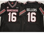 South Carolina Gamecocks #16 LaNorris Sellers Black Jersey