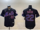 New York Mets #22 Juan Soto Black Players Limited Jersey