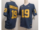 Michigan Wolverines #19 Bryce Underwood Blue Jersey