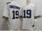 Michigan Wolverines #19 Bryce Underwood White Jersey