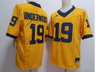 Michigan Wolverines #19 Bryce Underwood Yellow Jersey