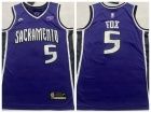 Sacramento Kings #5 De'Aaron Fox Nike Purple Classic Edition 2024/25 Jersey