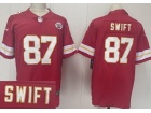 Kansas City Chiefs #87 Taylor Swift Red Vapor Limited Jersey