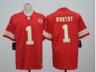 Kansas City Chiefs #1 Xavier Worthy Red Vapor Limited Jersey