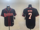 Tampa Bay Buccaneers #7 Bucky Irving Black Baseball Jersey