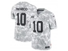 New England Patriots #10 Drake Maye Arctic Camo 2024 Salute to Service Limited Jersey