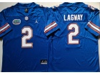 Florida Gators #2 DJ Lagway Blue Vapor Limited Jersey