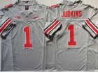 Ohio State Buckeyes #1 Quinshon Judkins Grey F.U.S.E Limited Jersey