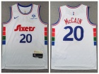 Philadelphia 76ers #20 Jared McCain White 2024-25 City Jersey