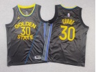 Youth Golden State Warriors #30 Stephen Curry Black 2024-25 Jersey