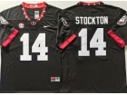 Georgia Bulldogs #14 Gunner Stockton Black 1980 Throwback F.U.S.E Limited Jersey