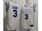 BYU Cougars #3 Egor Demin White Jersey