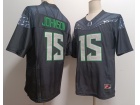 Oregon Ducks #15 Tez Johnson Black Vapor F.U.S.E Limited Jersey